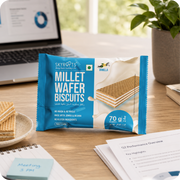 Millet Wafer Biscuits Vanilla (70gm X 6 Packs)